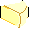 I am camembert! Pixel sprite of a wedge of camembert cheese.