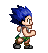Gon Freecs kicking pixel.