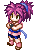 Machi with her arms crossed and tapping her foot.